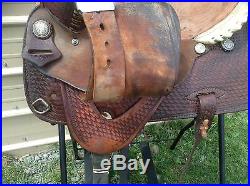Used 16 Blue Ridge Western barrel race saddle US made
