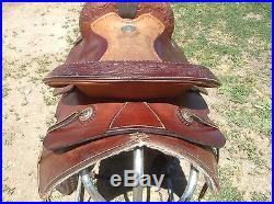 Used 16 Buffalo Saddlery roper style Western saddle trail pleasure good cond