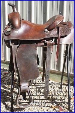 Used 16 Crates Western Saddle. #412 Quality Horse Tack