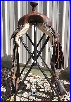 Used 16 Crates Western Saddle. #412 Quality Horse Tack