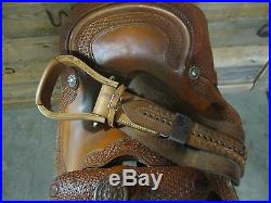 Used 16 Jividen's Customs Revelation Series Ranch Cutting Saddle -No Reserve