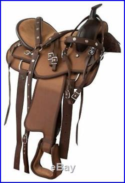 Used 16 Light Weight All Purpose Western Synthetic Trail Show Horse Saddle