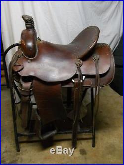 Used 16 Mealor Saddle Shop Saddle Roping Cutting Reining Pleasure