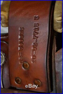 Used 16 Tex Tan #08-3005R6 Roping Saddle Regular Quarter Horse Bar
