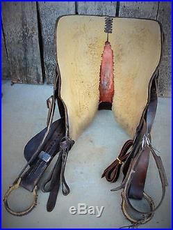 Used 17 1/2 Roohide Cutting Saddle