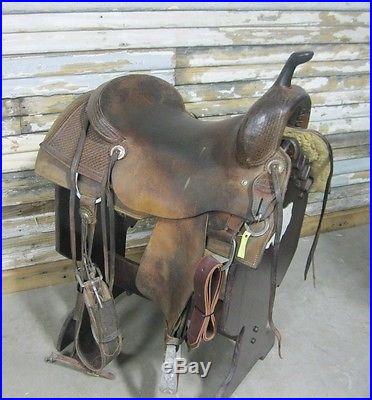 Used 17 Ken Raye's Saddlery Cutting Saddle -No reserve