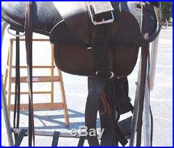 Used Bob Marshall Treeless Saddle 14.5 Western Seat Size