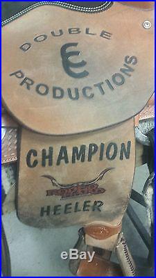Used DHS Trophy Roping Saddle