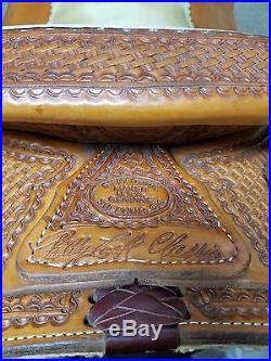 Used FQHB 15 Genuine Billy Cook Classic Reining Equitation Pleasure Show Saddle