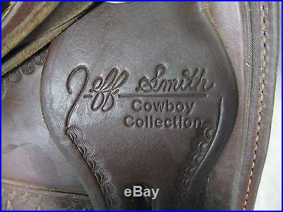 Used Jeff Smith Seat Size 16.5 Ranch Cutter Saddle -No Reserve