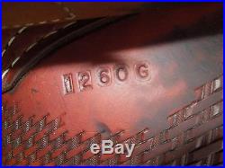 Used M L Leddy Cutting Saddle16 inch seat Super Nice serial # 1260G