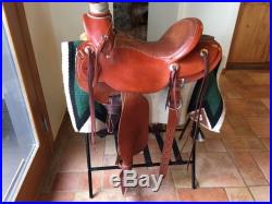 Used McCall Western Holly Wade Saddle Extra Wide 16 Seat
