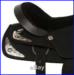 Used Ranch Saddle Pleasure Trail Riding Classic Western Horse 14 15 16 17 in