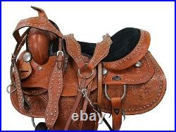 Used Rodeo Western Saddle 15 16 17 18 Pleasure Trail Horse Barrel Racing Tack
