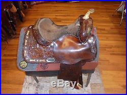Vintage 15.5 Circle Y Western Reining/ Show Saddle