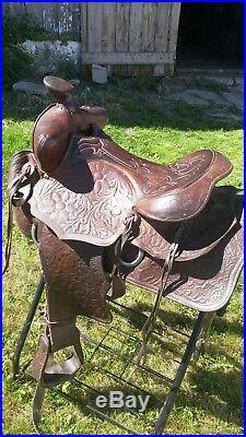 Vintage 15 inch Big Horn Saddle