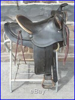Vintage Bona Allen western champion bear trap ranch saddle