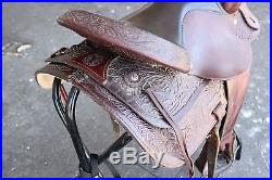 Vintage Circle Y Brand Western Saddle With 15 Inch Seat