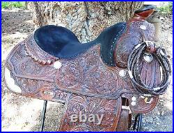 Vintage Victor Leather Goods Show Saddle! Two Tone Oil! EUC
