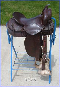 Vintage antique J C Higgins western saddle ranch working cowboy decor OLD $1 NR