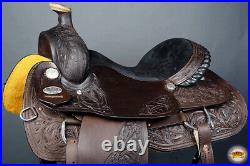 Western Horse Saddle American Leather Cowboy Trail Ranch Roping Hilason