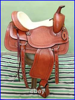 Western Leather Barrel Horse Saddle Tack Set 10 to 18 Free Shipping