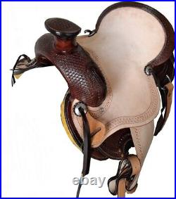 Western Leather Hand Carved Ranch Roper Horse Saddle Premium Quality and Class