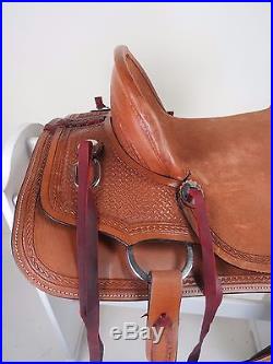 Western Leather youth Pony Ranch Roper saddle 13 Brand New