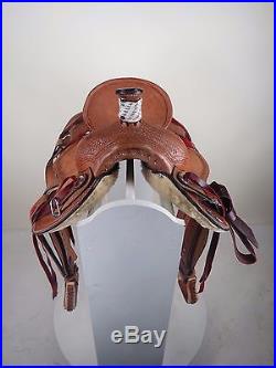 Western Leather youth Pony Ranch Roper saddle 13 Brand New