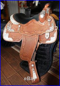 Western Pleasure Show Saddle Billy Royal 15.5 NICE