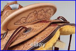 Western Roping Saddle, Custom Made, Wade Tree, 15.5, Hermann Oak Leather, NWOT