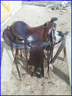 Western Saddle 15 inch Pleasure Ranch Trail with Breastcollar