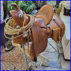 Western Saddle Custom Handmade SPECIAL HOLLIDAY SALE $6500! D. F. Rowland 2001