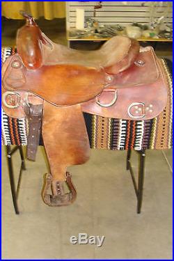 Western Training or All Purpose Saddle Heavy Duty American Made Some Roughout